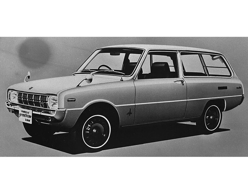 Mazda Familia (BPCV, BTBV) 2 поколение, рестайлинг, универсал (04.1970 - 01.1972)